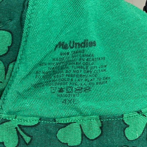 MeUndies UltraModal™ FeelFree Shamrock Print Triangle Wireless Bralette Size 4X - Picture 3 of 4